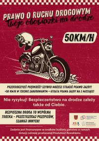 E-plakat Powiat Rawski - Prawo w ruchu drogo
